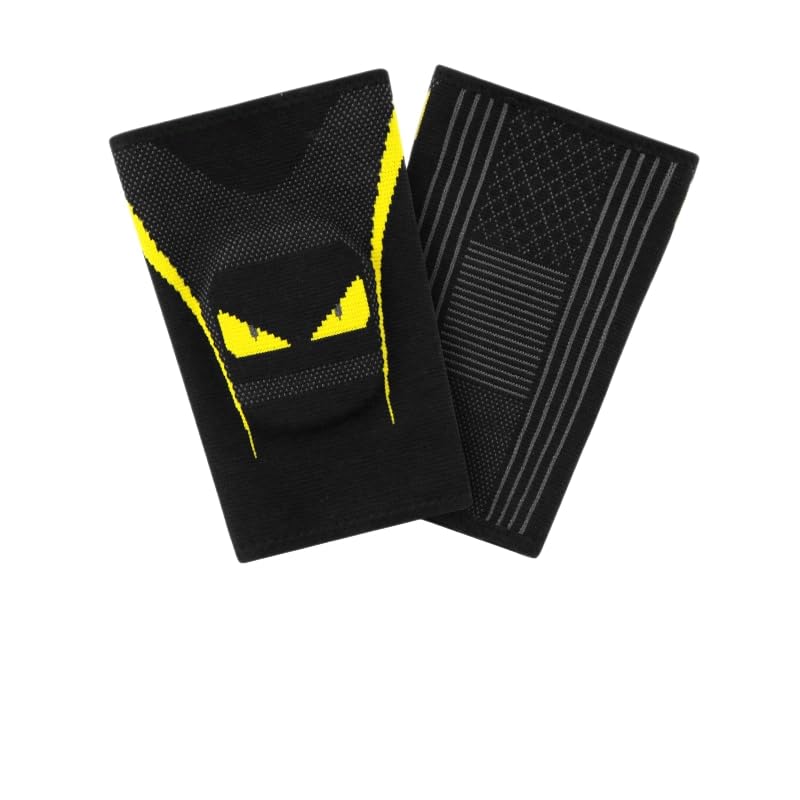 Proberos® 2 Pcs Kids Knee Brace, Youth Compression Sleeve for Children Support Boys Girls Basketball Volleyball Sports Gymnastics-Black-L