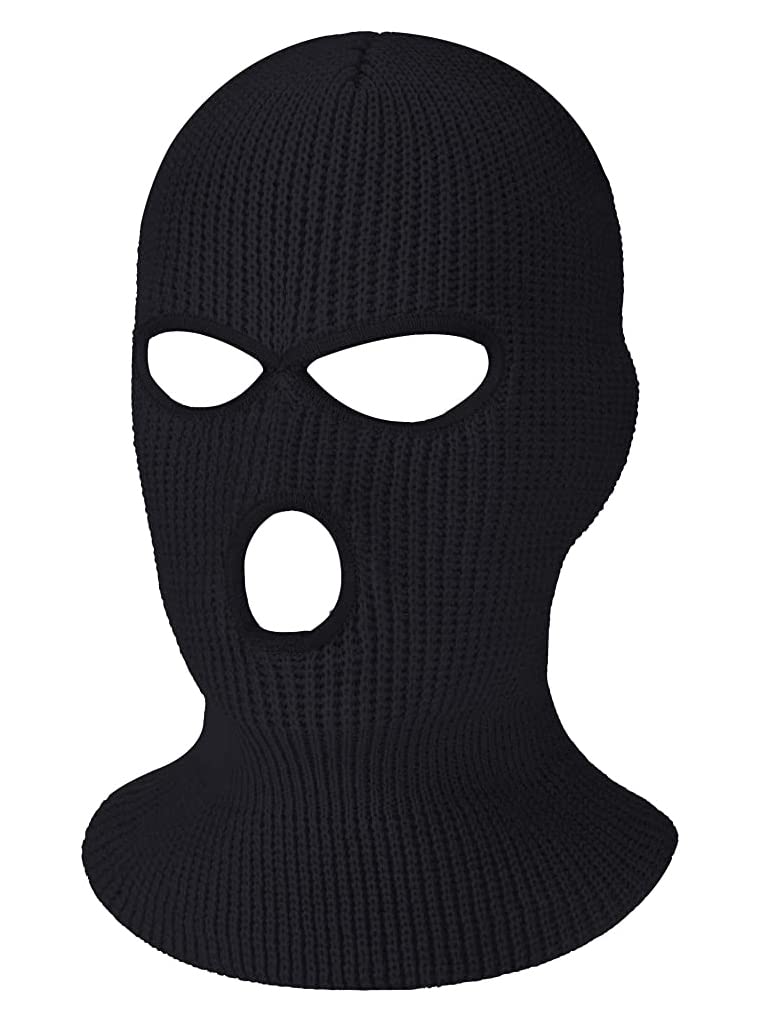 Proberos Full Face Mask Balaclava for Riding with UV Protection and Breathable Polyester | Black Unisex Outdoor Gear