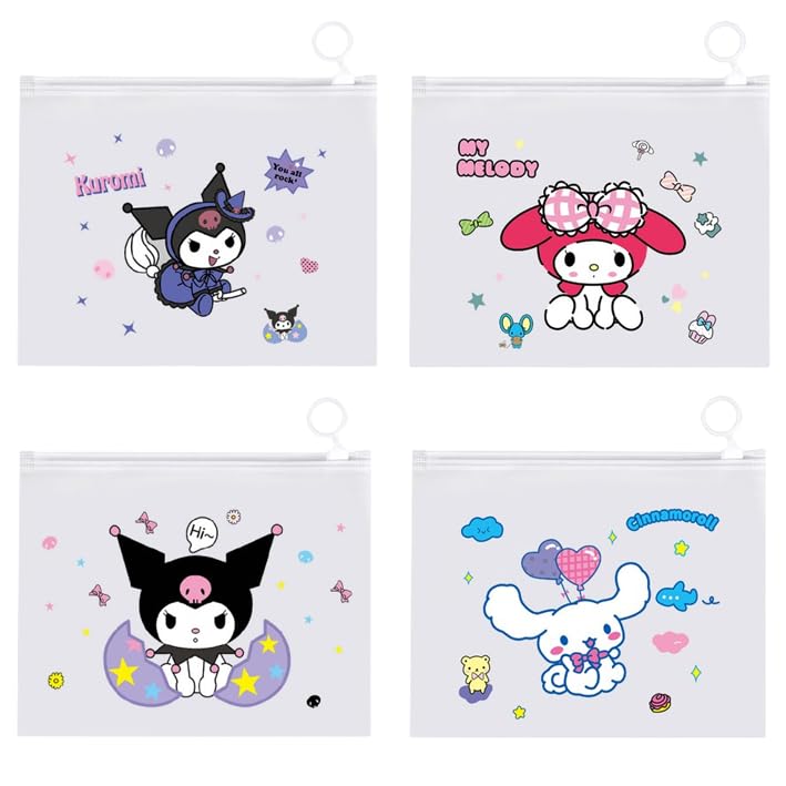 Climberty® Cute Cartoon Pencil Case for Girls, Pencil Pouch with Zipper, Makeup Bag Pen Case Stationery Bag for School Supplies