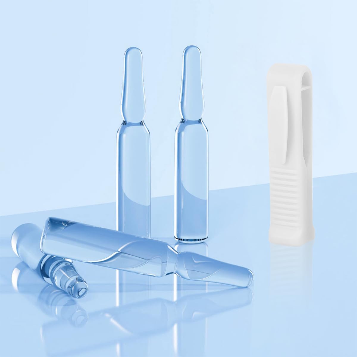 HASTHIP Ampule Cutter 6Pcs for Hospitals and Clinics with 6 Sharp Grinding Wheels | Pocket Clip Design for Doctors and Nurses