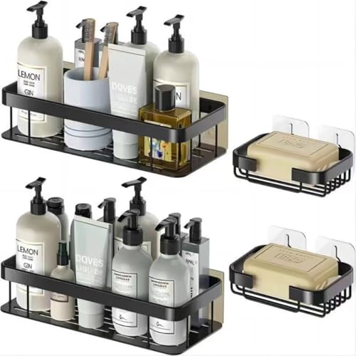 HASTHIP® 4-Piece Set, Suitable for Wall Rack Storage