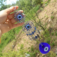 MAYCREATE® Evil Eye Hanging for Home Om Nazar Battu for Home Protection, Good Luck and Prosperity, Amulet Wall Hanging Home Decor Protection Blessing Housewarming Birthday Gift