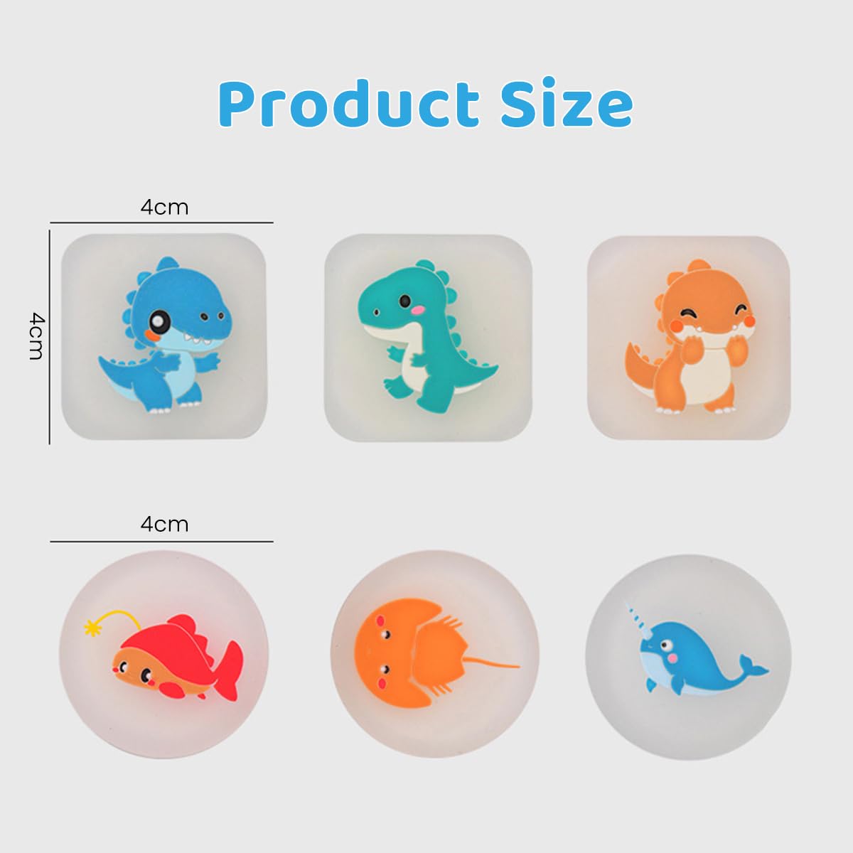 Serplex Door Handle Bumpers for Wall Protection with Self Adhesive Rubber | 6Pcs Quiet Stoppers