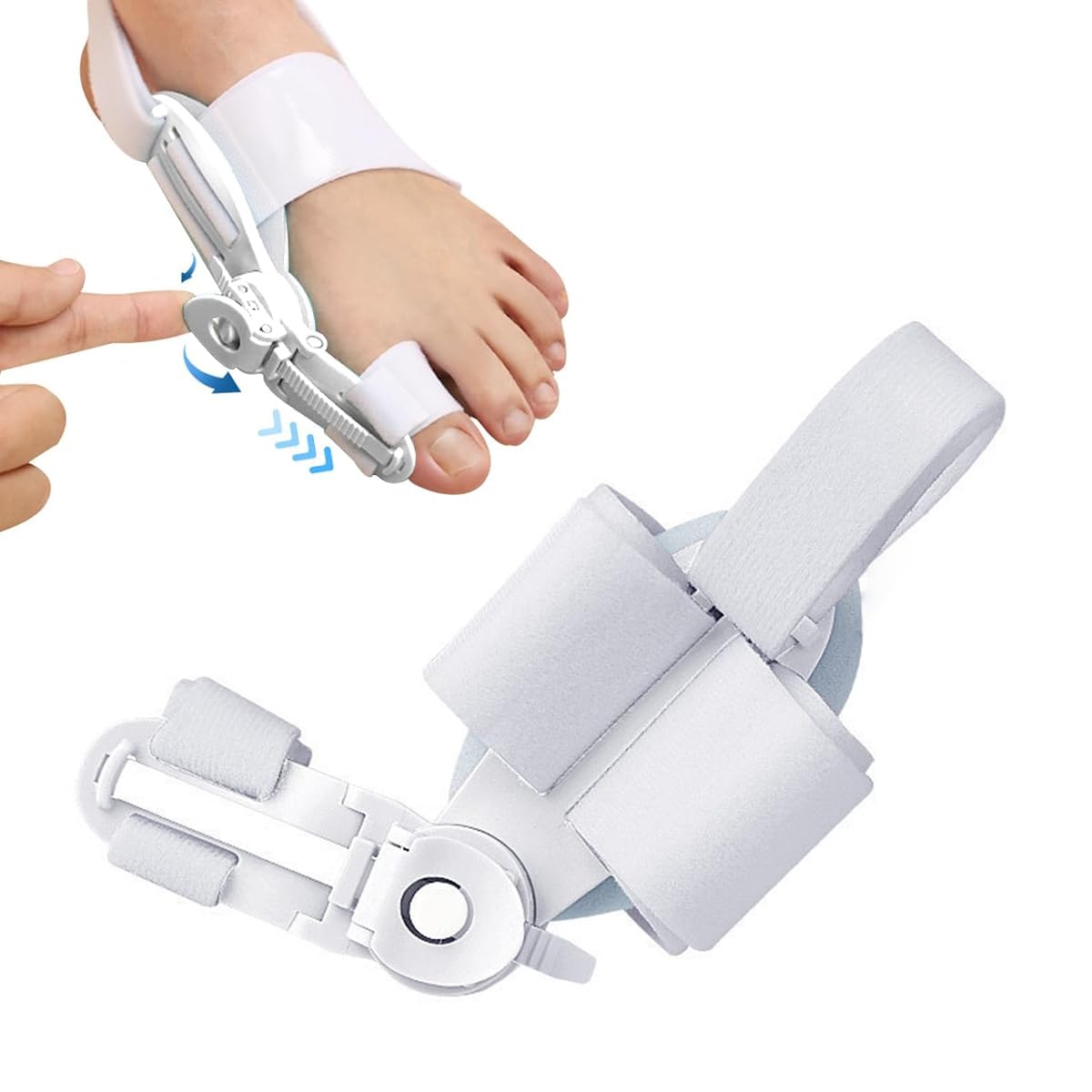 HANNEA Bunion Corrector for Day and Night Support with Adjustable Pull Design | 1pc