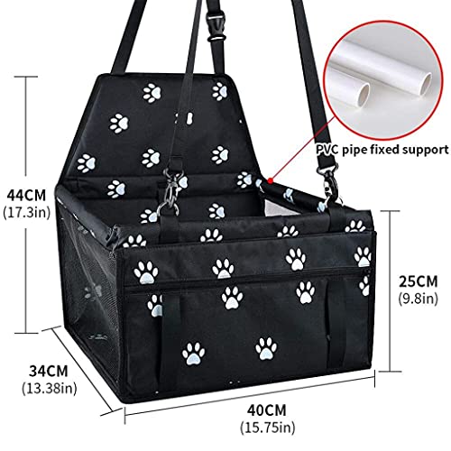 Qpets® Pet Carrier Foldable Car Seat for Pet Outdoor Pet Mat Pet Travel Carrier Pet Case for Small Pets