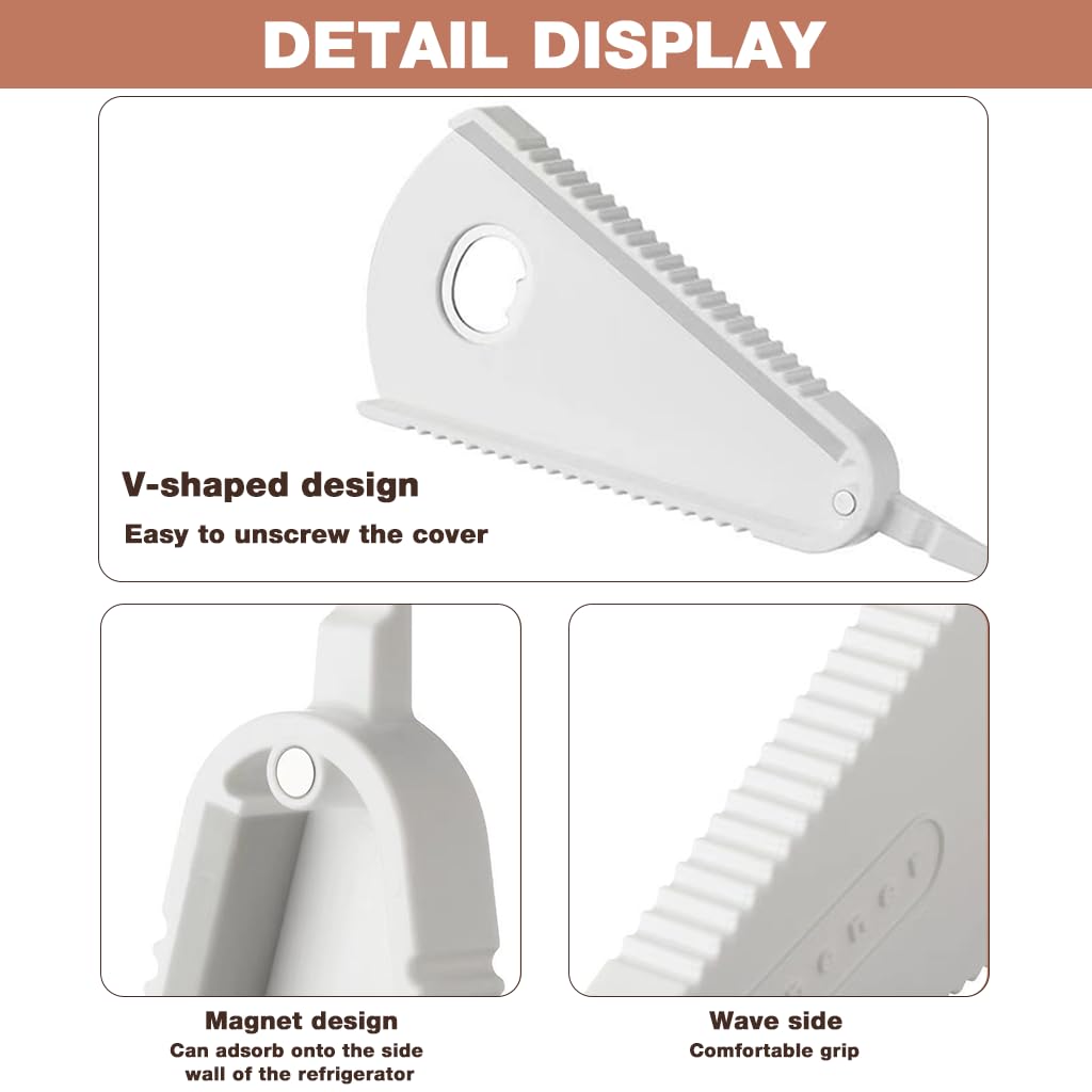 HASTHIP Jar Opener for Easy Lid Removal with Ergonomic Handle and Stainless Steel Opener | Fits 3–7 cm Jars