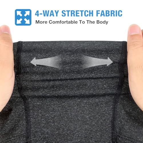 Proberos® Balaclava Face Mask, Cool-Max Balaclava Head Cover Summer Neck Gaiter, UV Protector Full Face Cover, 4 Way Stretch face Mask Protects from Wind, Sun, Dust for Outdoor Activities 3 PCS