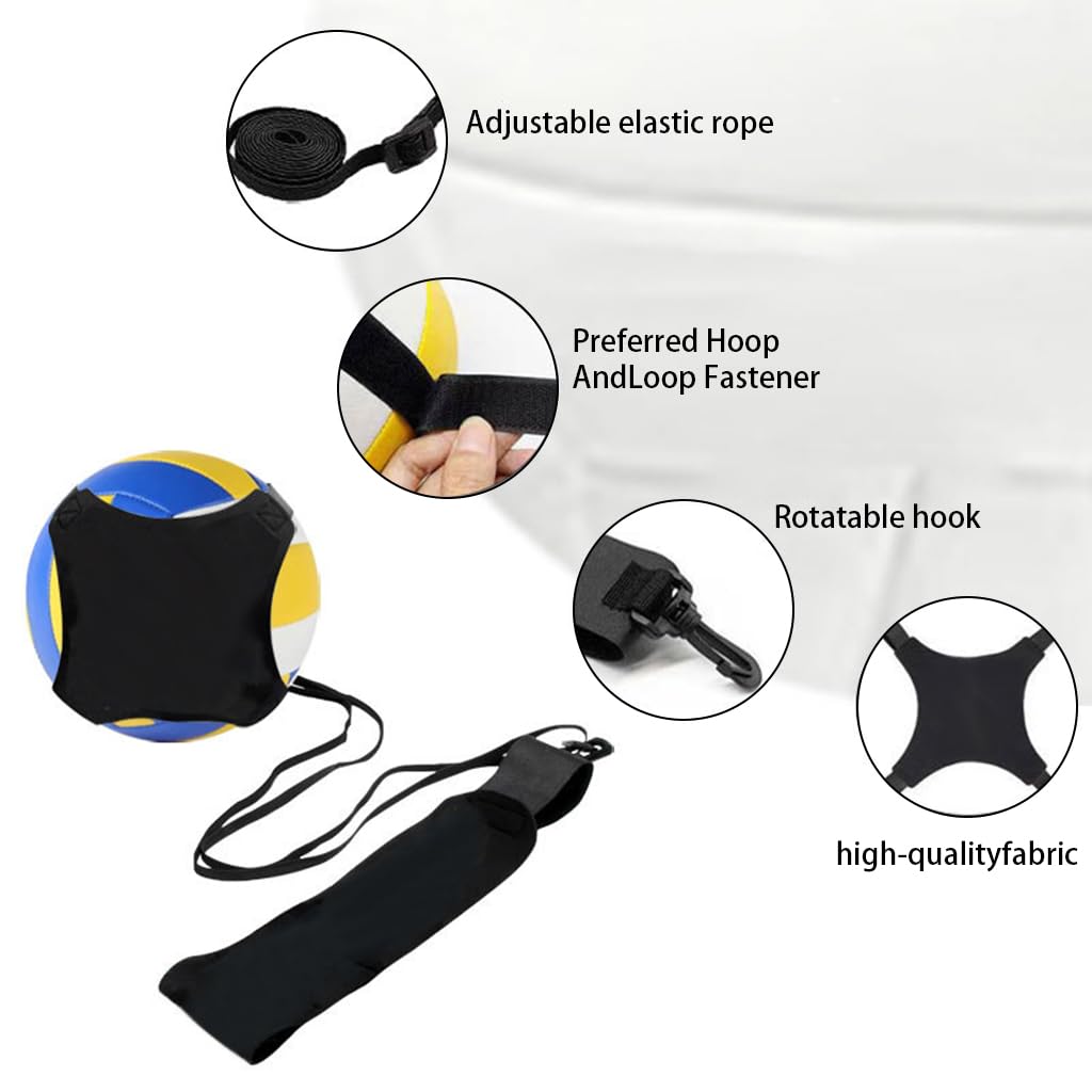 Optifit Volleyball Training Gear Set for Solo Practice with Adjustable 20–35 in Waistband | Teens and Adults