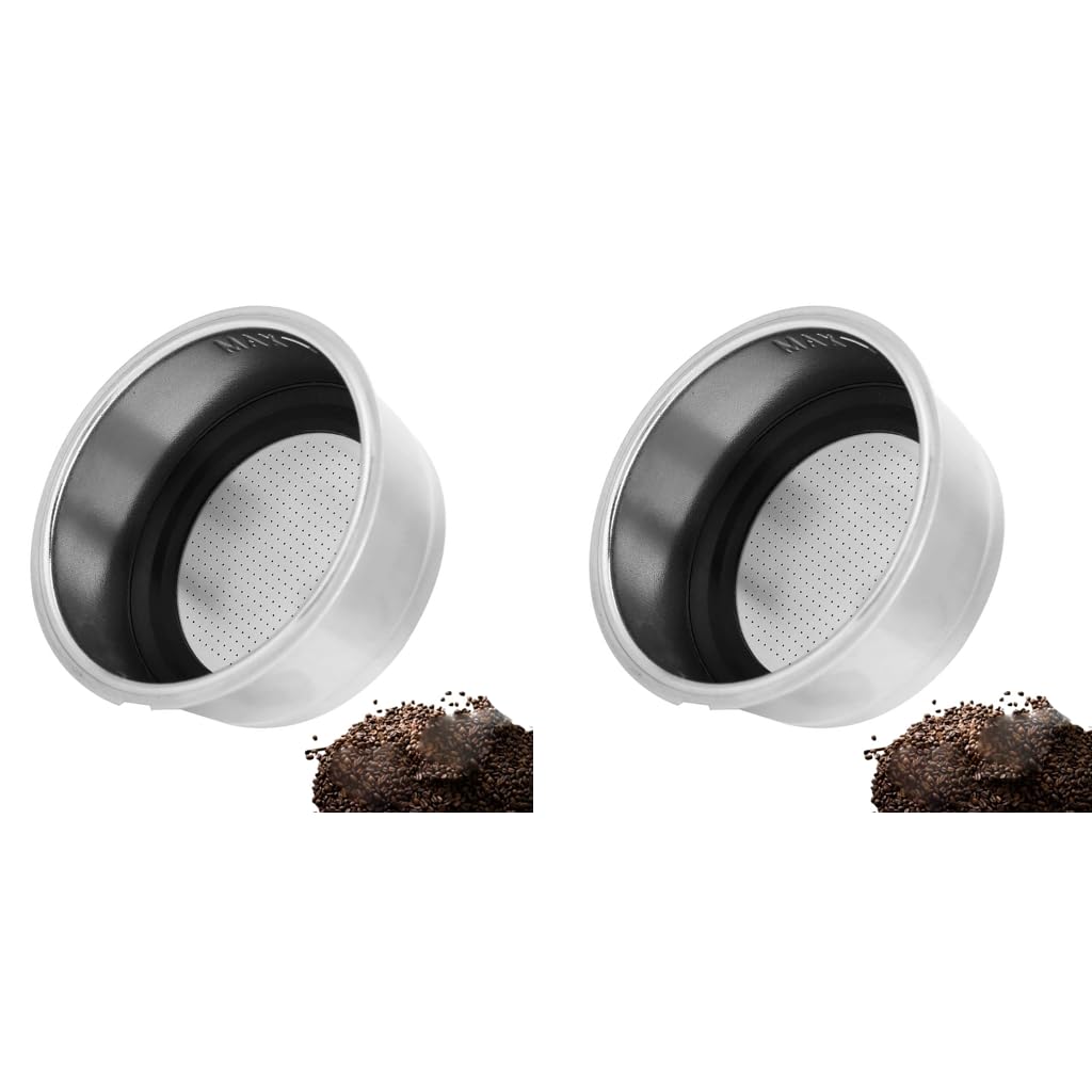 Supvox 51mm Portafilter Filter for Derlla Coffee Maker with Stainless Steel Build | 2PCS