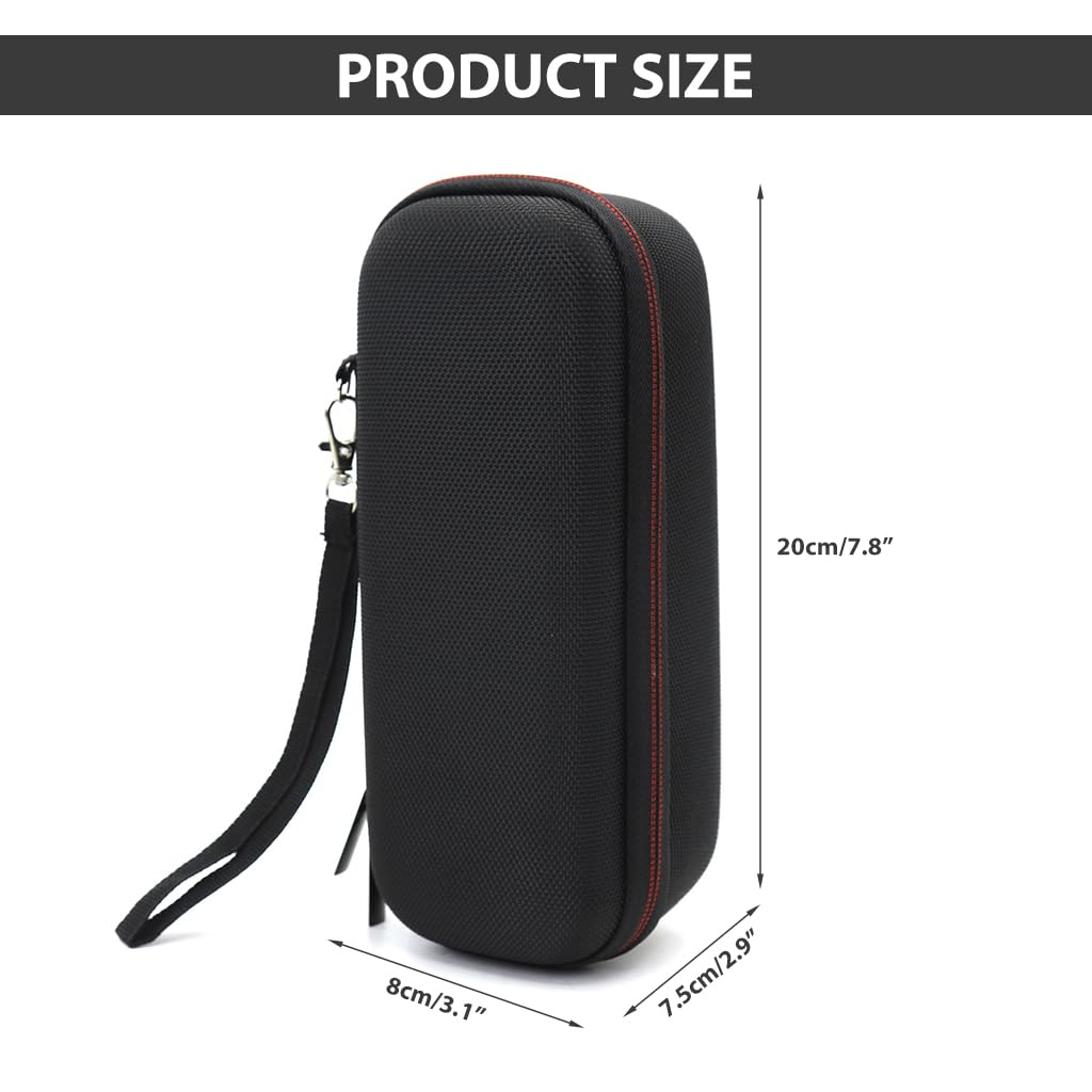 ZORBES Carry Case for Tribit XSound Go Bluetooth Speaker with EVA Hard Shell and Hand Strap | Travel Storage Bag with Plush Lining and Mesh Pocket