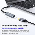 Verilux® USB C to HDMI Adapter (4K@60Hz),Aluminum Shell Type C Adapter (Thunderbolt 3 Compatible) Compatible with MacBook Pro 2019/2018/2017, MacBook Air 2018/2019,Samsung S9/S10/S10e/S10+/S20/Note 20