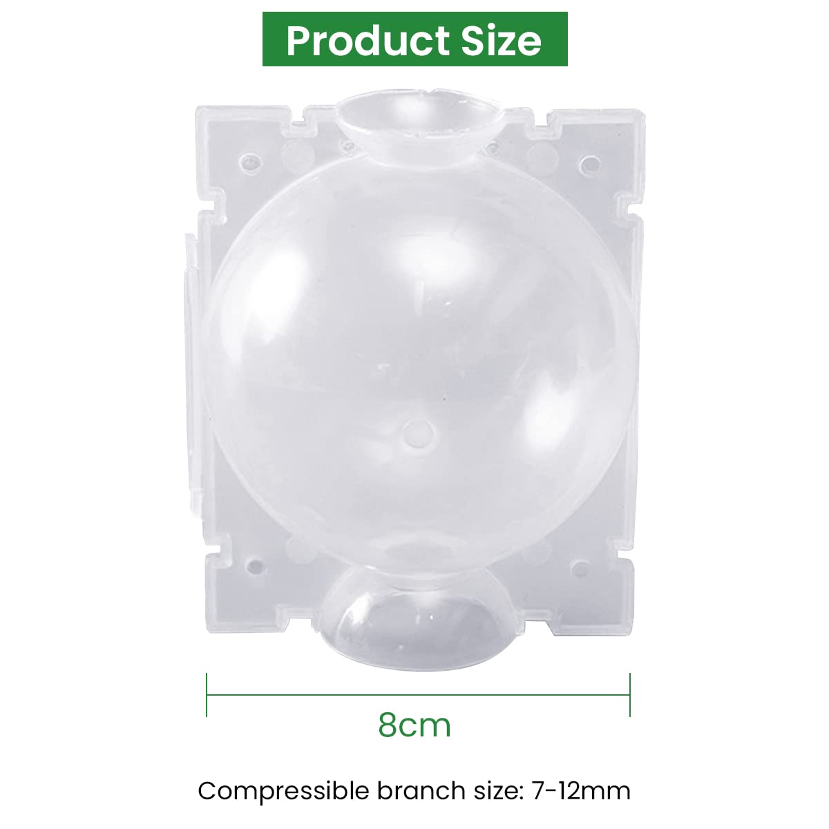 HASTHIP Plant Rooting Ball for Indoor and Outdoor Plants 12PCS with Secure Locks | Reusable Propagation Device