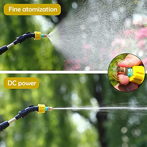 HASTHIP® Electric Agriculture Sprayer with 3m Pipe 2 Nozzles USB Rechargeable Pump Portable for Gardening Greenhouse Planting Bush Flower 3 PCS