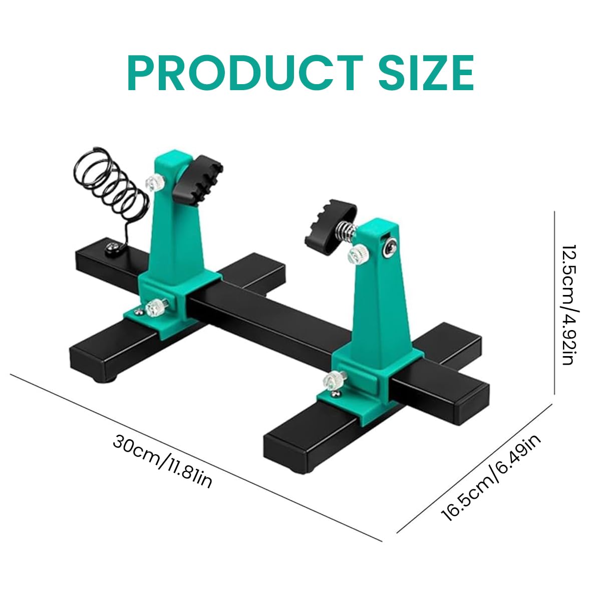 Serplex® Adjustable PCB Holder Soldering Station Clamp for Circuit Board Intergrated Soldering Iron Pen Holder Design Soldering Station Clamp for Motherboard, PCB Frame