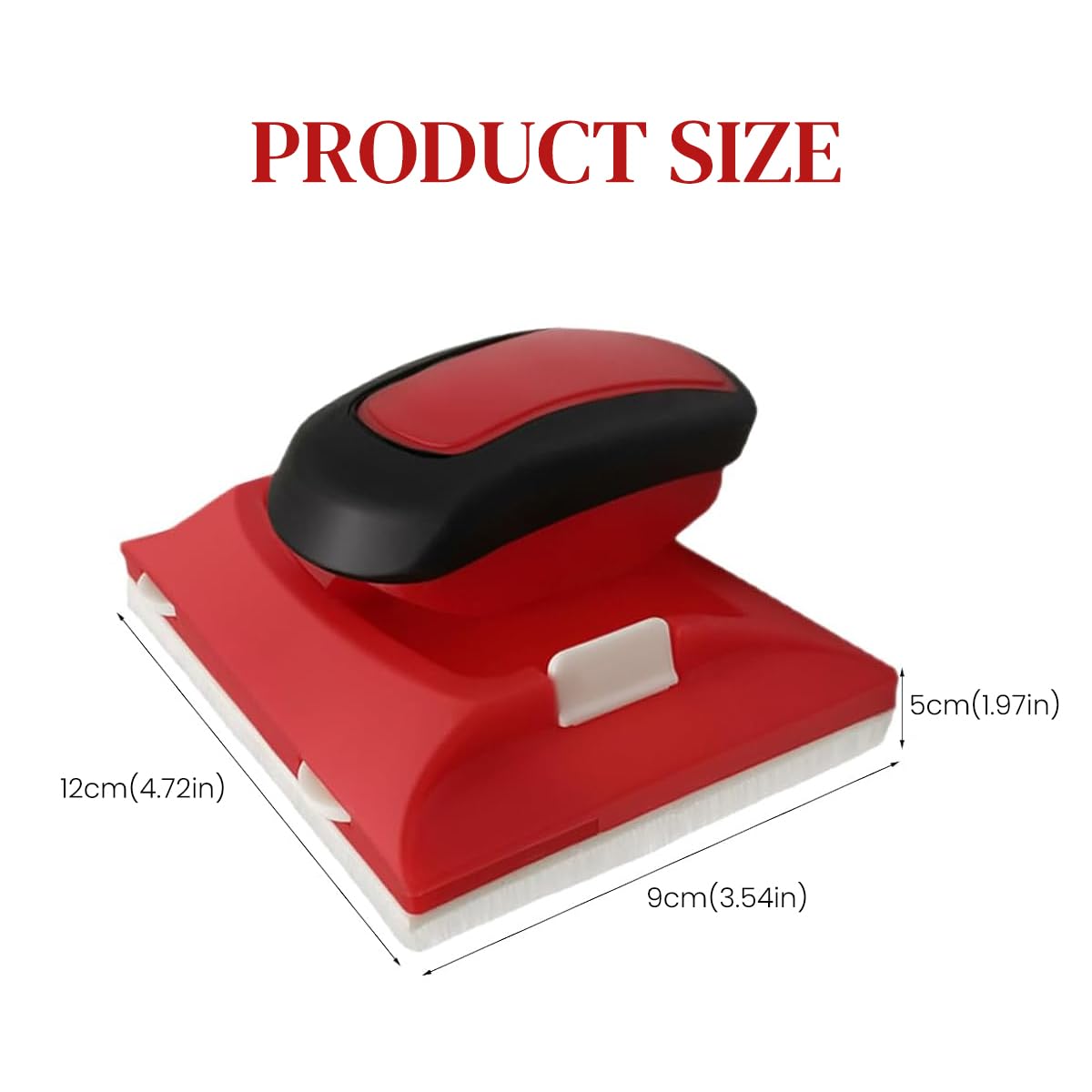 Serplex Paint Edger Tool with 12x9cm Sponge Brush and Ergonomic Handle for Walls | Ceiling Corners