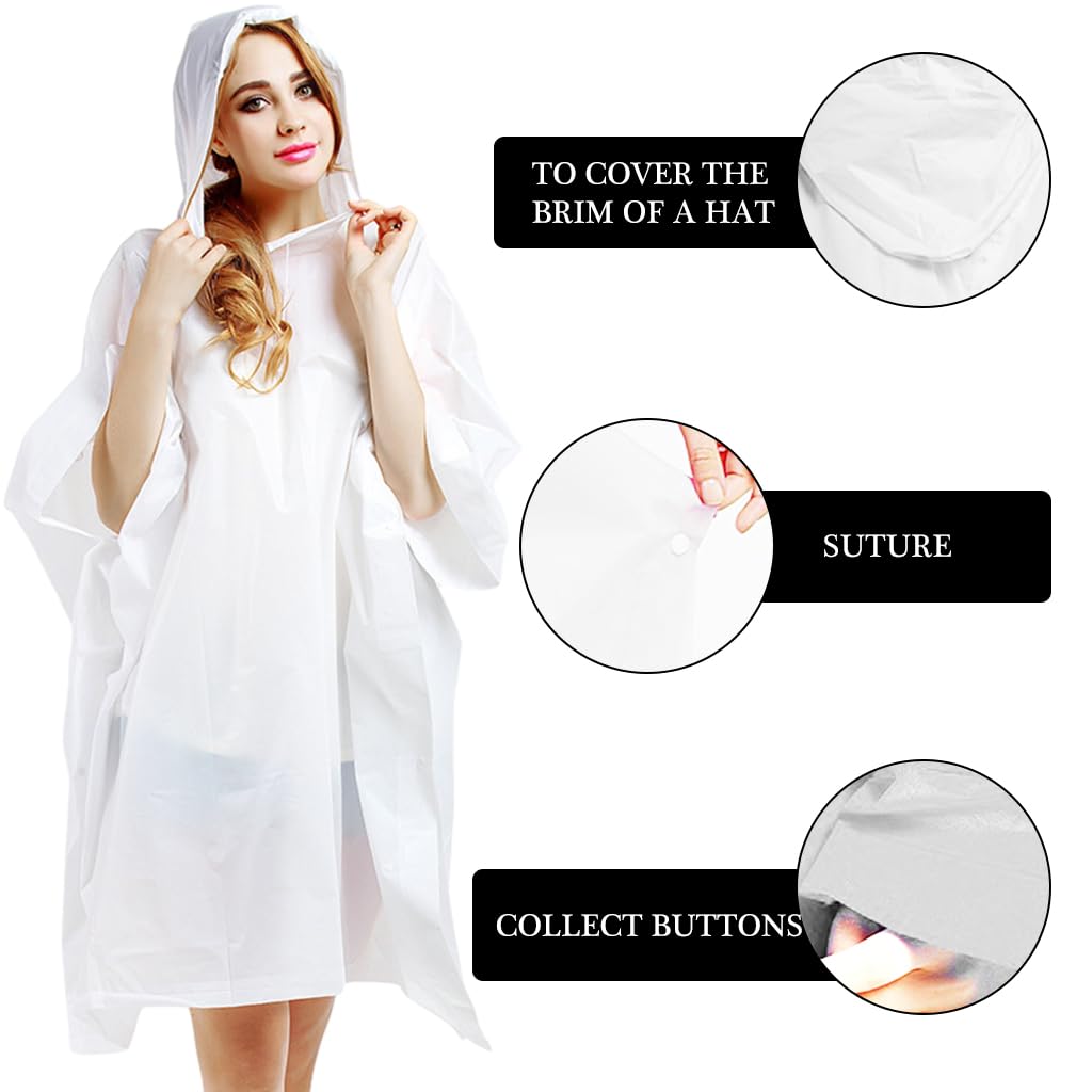 Optifit Raincoat for Outdoor Activities featuring Drawstring Hood and 50 in Length | Unisex EVA Waterproof Suit