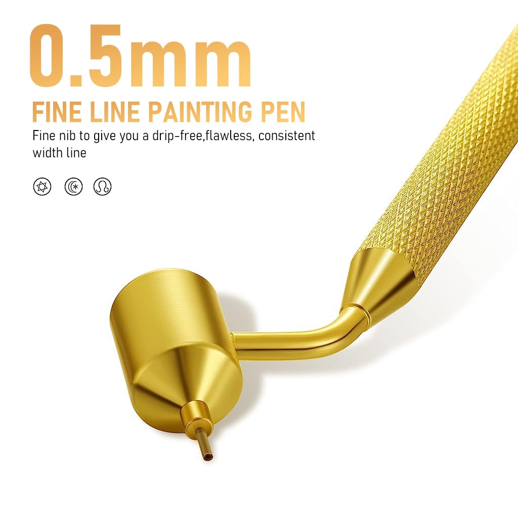 STHIRA Touch Up Paint Pen for Car Repair and DIY Crafts with 0.5 mm Fine Tip Metal Body