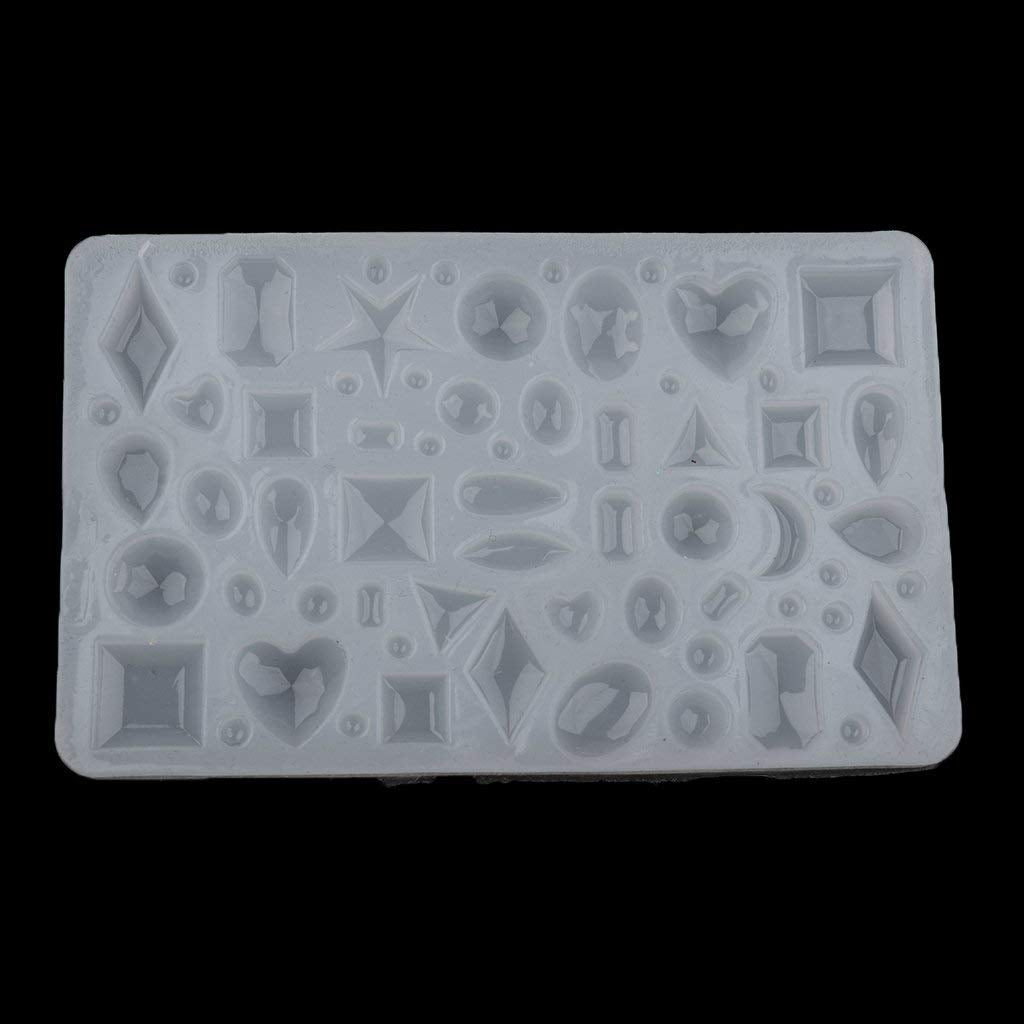 HASTHIP Resin Mould for DIY Jewellery Keychains and Pendants featuring 3 Silicone Pieces | Easy Release and Cleaning for Epoxy Craft Projects