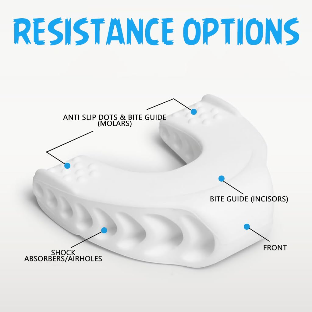 Proberos Jaw Exerciser for Men and Women with 40lbs Resistance Food Grade Silicone | Boost Facial Muscle Training