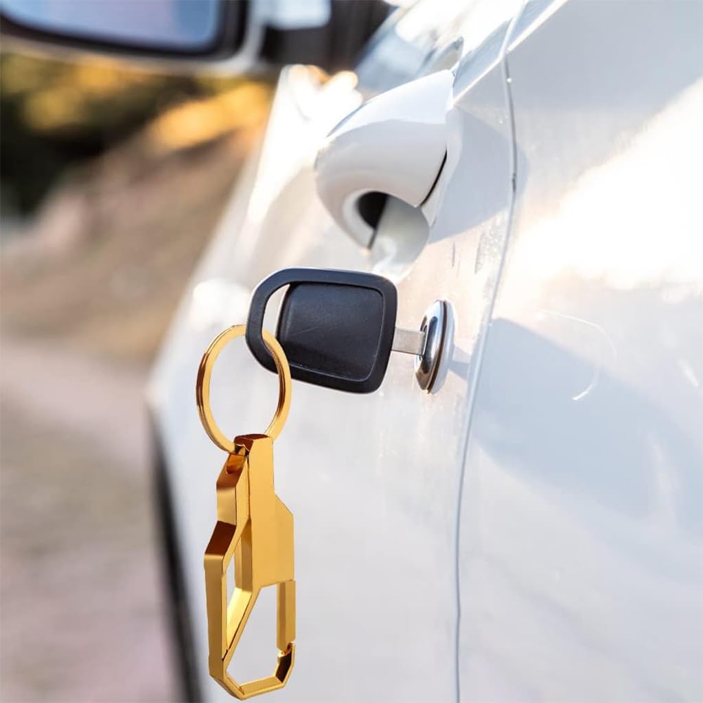 Venzina Key Chain Set for Home and Office featuring Spring Snap Hook | Zinc Alloy 3Pcs