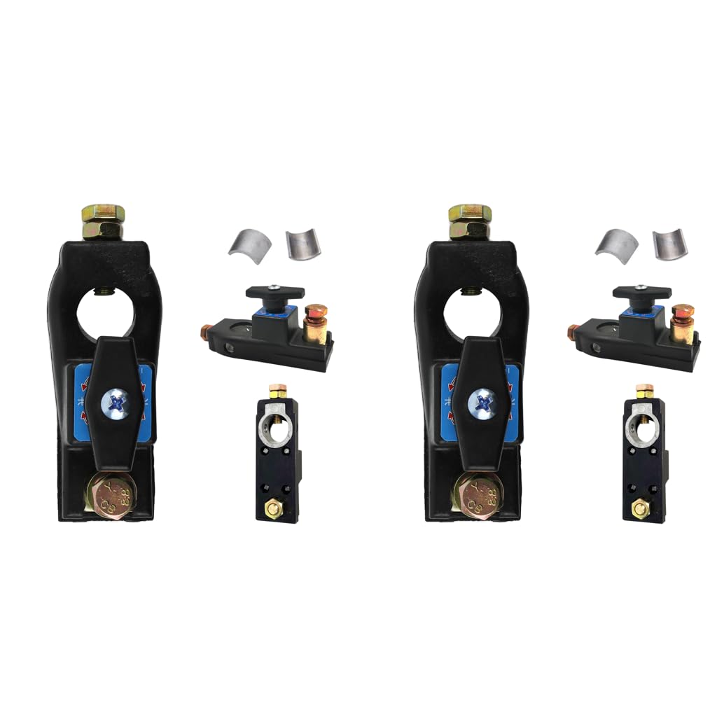 STHIRA Battery Disconnect Switch for 12V 24V Vehicles and Boats featuring Mechanical Cut Off 2PCS