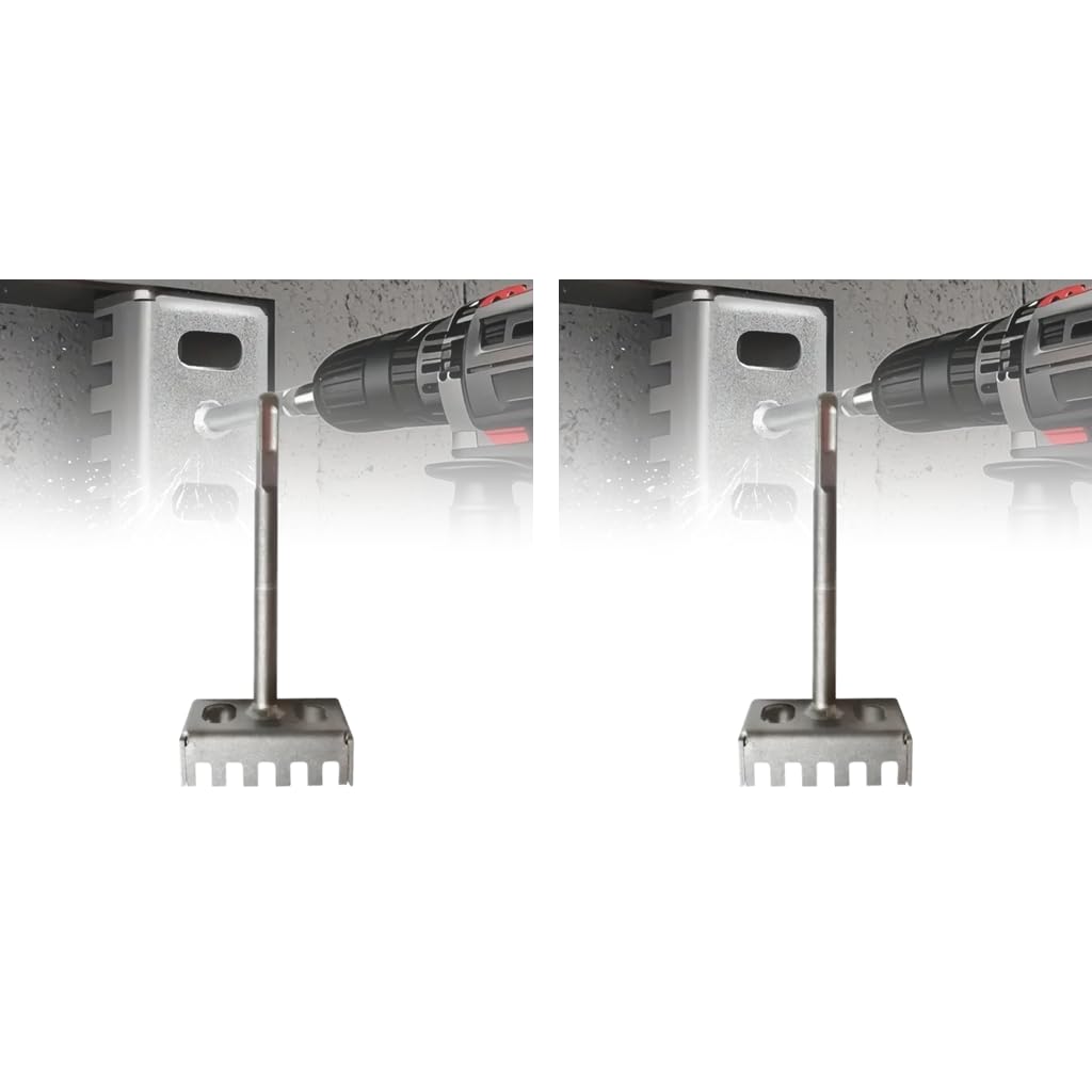 Serplex Square Hole Cutter for 86 Type Junction Electrical Box with Drill Use | 2PCS Stainless Steel