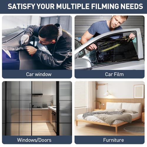 ZIBUYU® 27PCS Car Window Film Tint Squeegee Vinyl Wrap Tool Automotive Glass Protective Installation Kit for Window