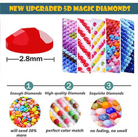 HASTHIP® Diamond Painting Kits with Painting Numbers in 16 Pcs for Craft and Cartoon Stickers Arts for Kids