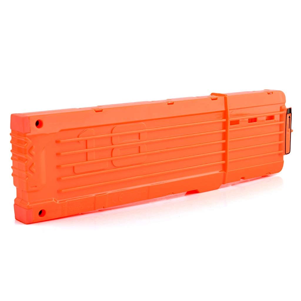 PATPAT Soft Bullet Clip for Nerf Elite Series with Quick Reload Feature 18 Darts | Orange