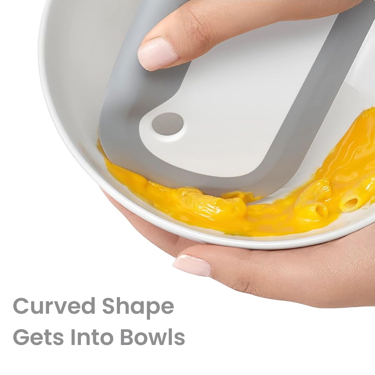 Supvox Kitchen Dish Cleaning Scraper for Stains and Residue featuring Soft Silicone Handle | Non Scratch for Sinks and Countertops