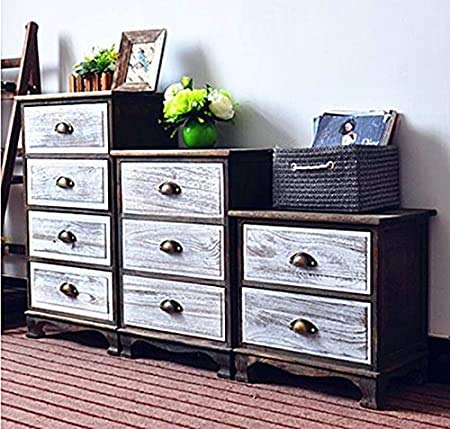 ELEPHANTBOAT Antique Iron Door Cabinet Knob for Drawer and Wardrobe featuring 10 pcs 98×83×34 mm Shell Pull Handle | Brown Furniture Hardware