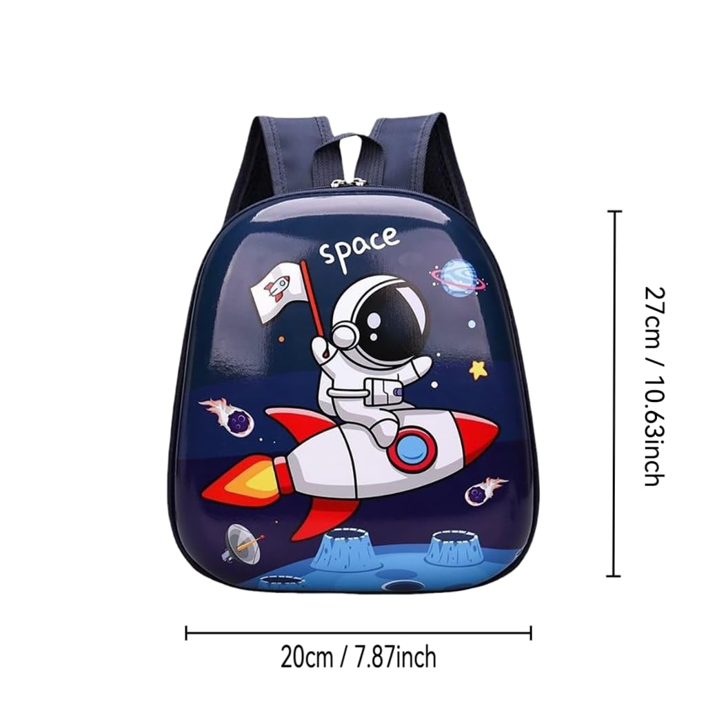 Zibuyu Toddler Backpack for Ages 1–5 with Cartoon Space Design and Waterproof Fabric | Preschool Travel Bag for Boys and Girls