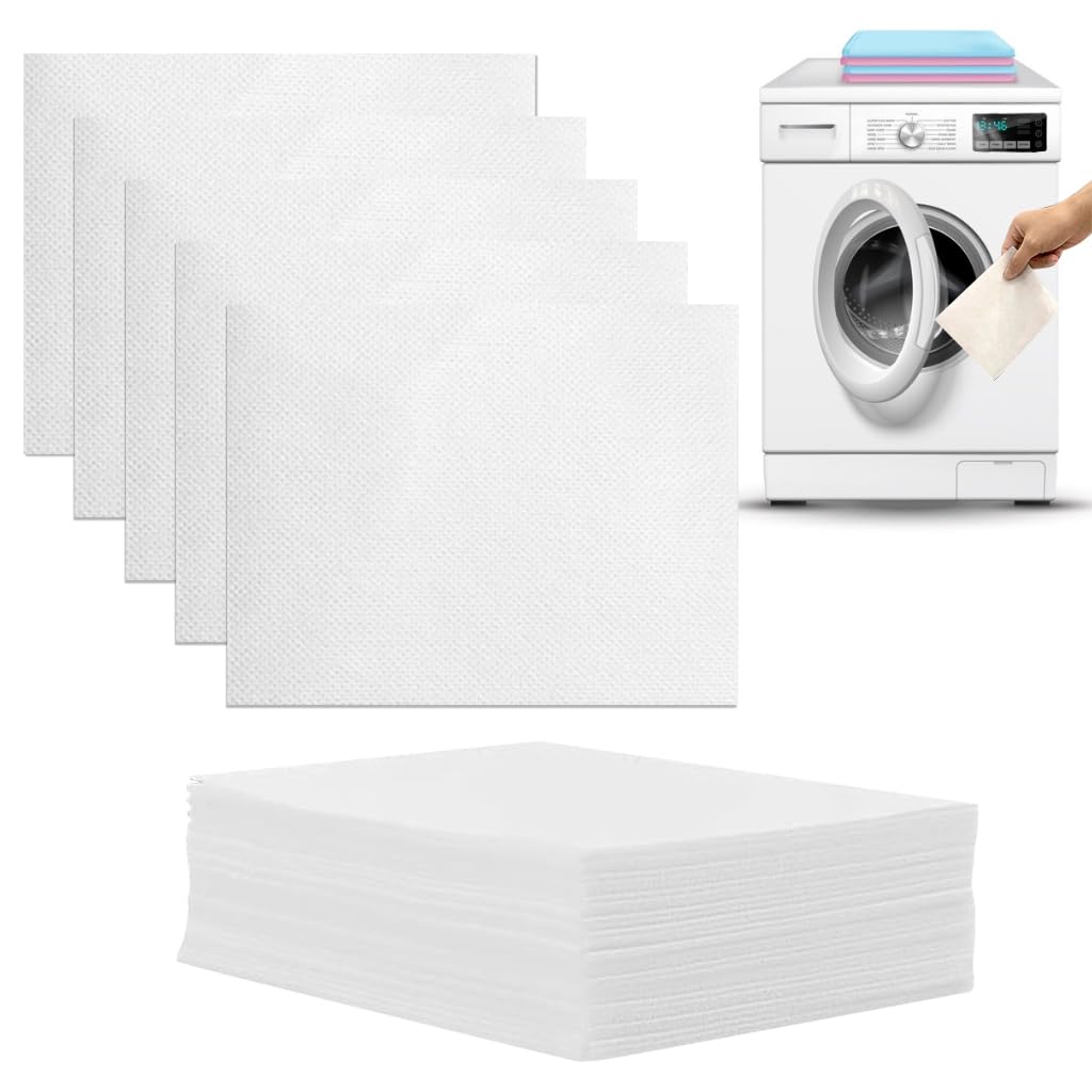 HASTHIP® 100pcs Laundry Detergent Sheets, Eco Friendly Laundry Soap Sheets, Eco Friendly Laundry Detergent Strips Ultra-Concentrated Travel Detergent Sheets