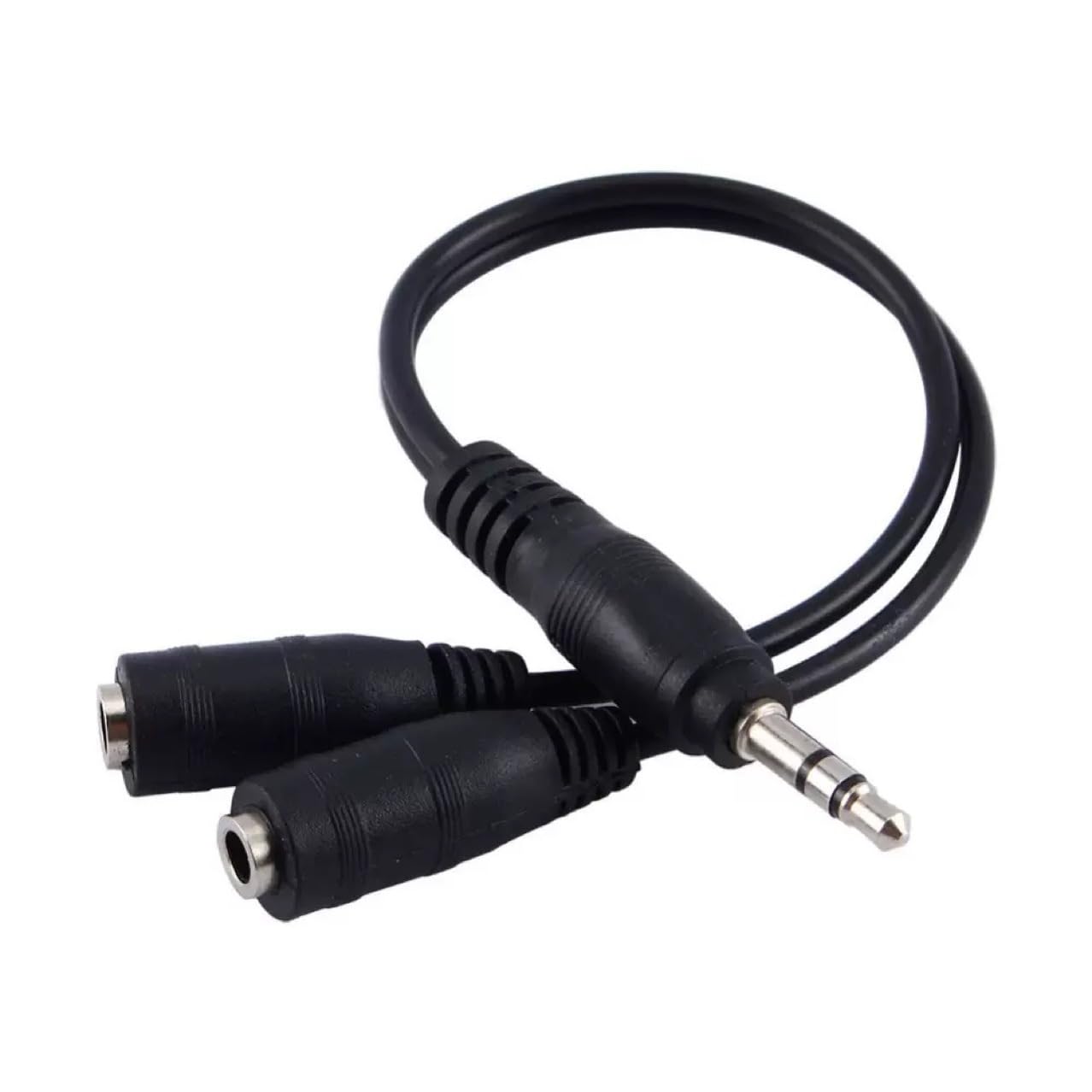 Zibuyu Headphone Splitter for Audio Sharing with Dual Female Stereo Jacks | 3.5mm Plug