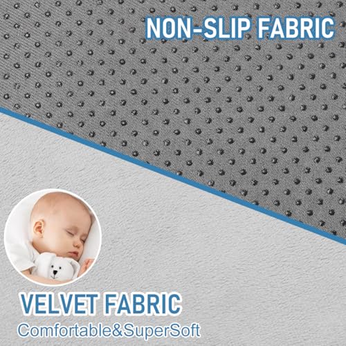 SNOWIE SOFT® 30.7x18.9 Seat Footrest for Kids Travel Sleeping Bed Inflatable Pillow Packable Extender Storage Pouch Air Pump Essentials Flight Accessories 2 PCS