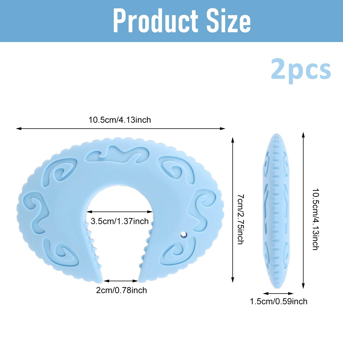SNOWIE SOFT Silicon Door Stopper 3pcs for Baby Proofing with Cartoon Elephant Design | Wall and Knob Protection