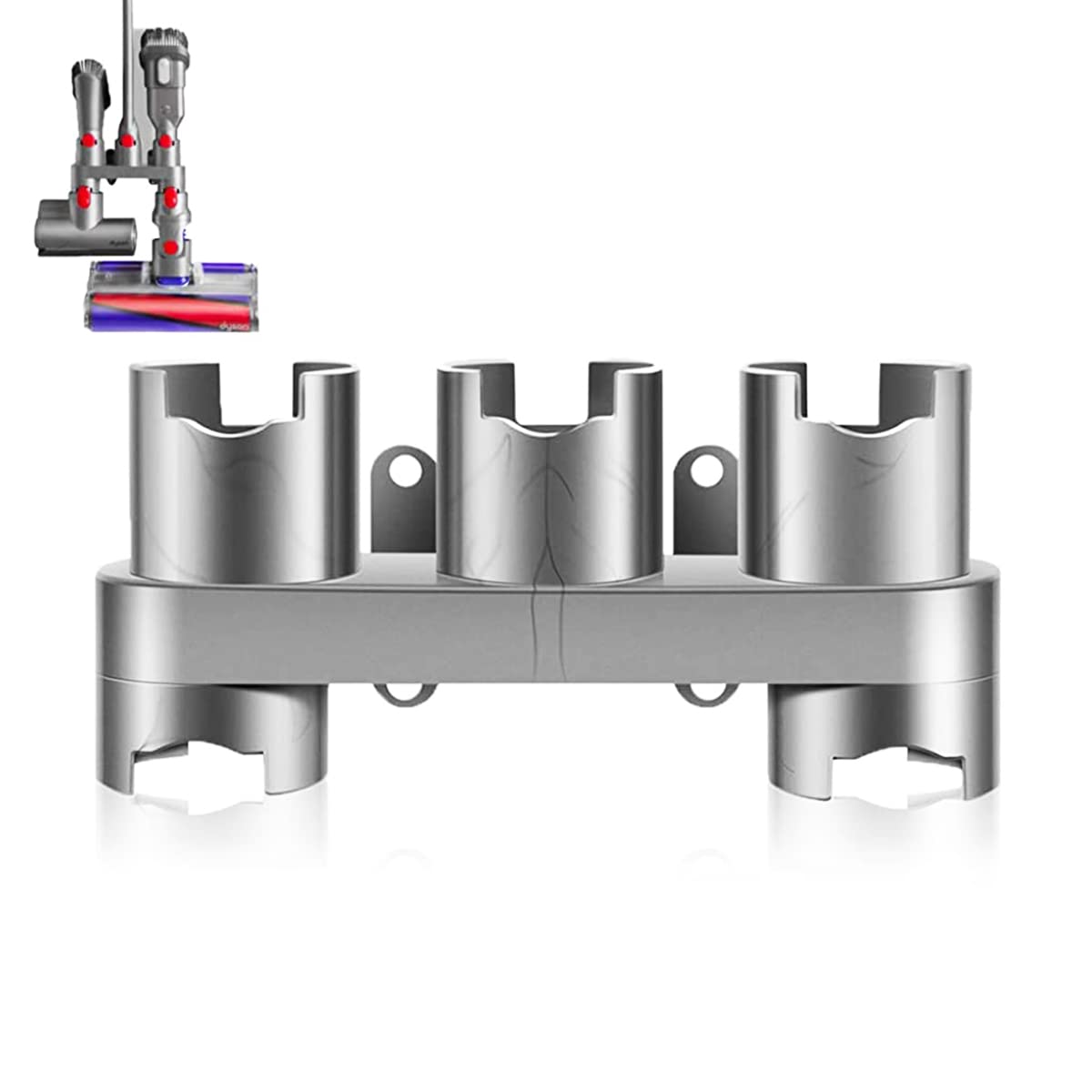 ZIBUYU Charlux Accessory Holder | Attachment Holder Docking Station Wall Mount Accessories for Dyson Vacuums Cleaner V7 V8 V10 V11 V15