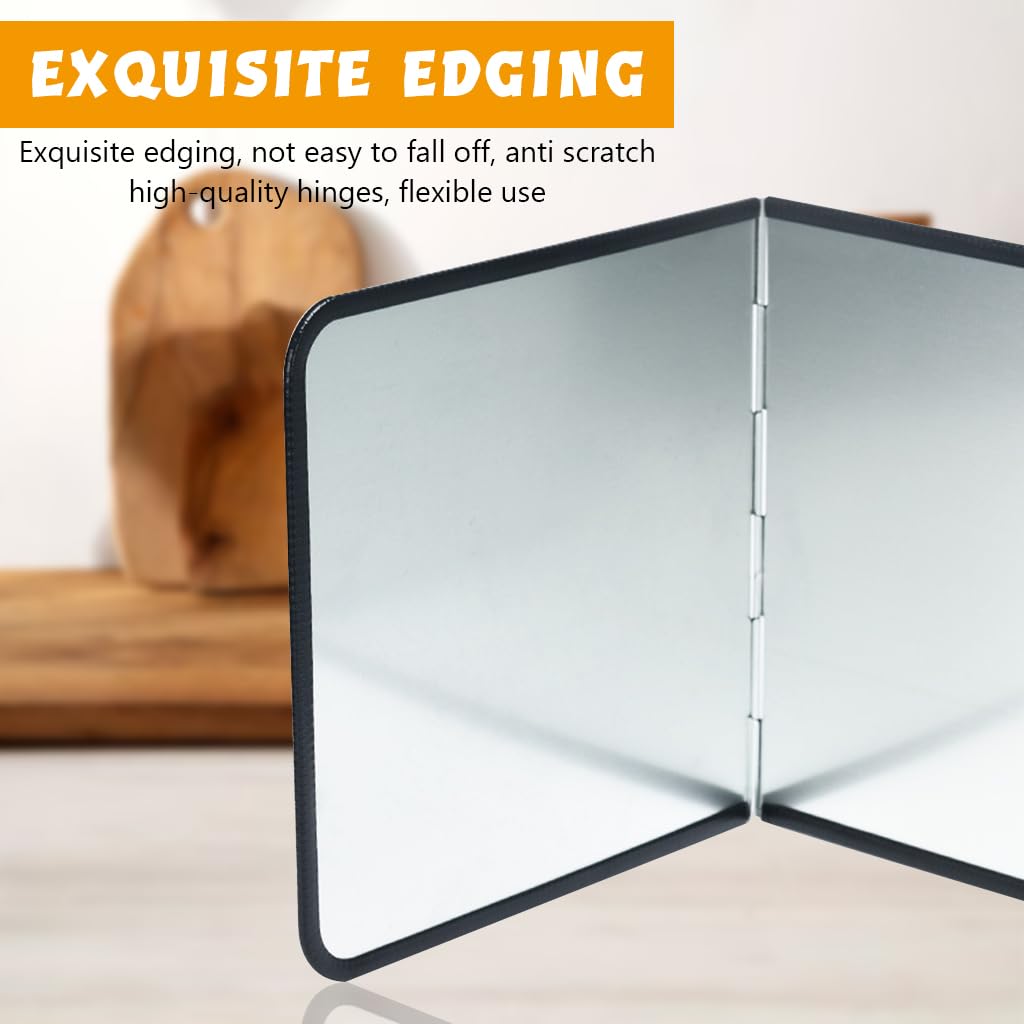 Supvox Kitchen Oil Splash Guard for Single Stove with Triple Fold Design and 38.5x29x30cm Aluminum Foil | Easy Clean Reusable Cooking Shield