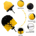 STHIRA® 5Pcs Power Drill Scrubber Brush Set, Multi-Function Drill Brush Attachment, 5 Type of Scrubber, Scrubber Brush for Bathroom, Floor, Shower, Corner, Wheel Hub, Sink (Without Drill Machine)