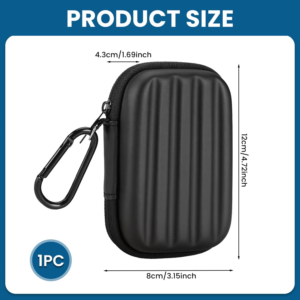 ZORBES SSD Storage Bag for Samsung T7 Shield with EVA Hard Shell and Built in Mesh Pocket