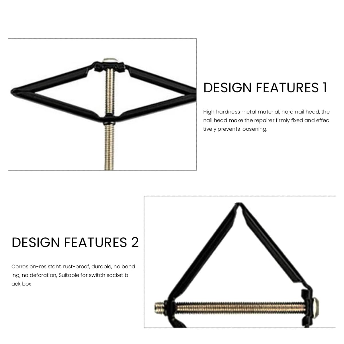 Serplex Switch Socket Cassette Repair Tool for 86mm Wall Boxes with Screw-Fixed Design | 10Pcs Set