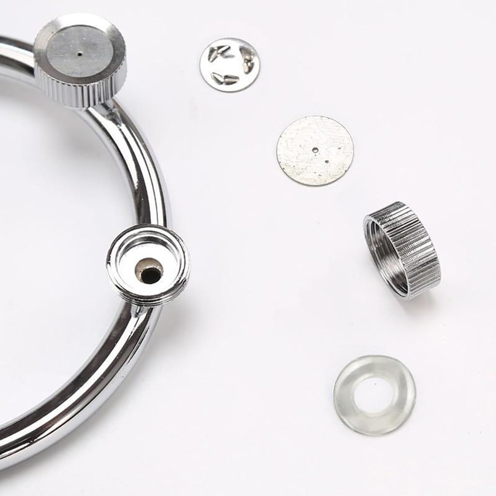 ZIBUYU Stainless Steel Atomizing Misting Nozzles for Garden Cooling and Irrigation | Ring-Shaped Porous Sprayers for Water-Saving Humidification