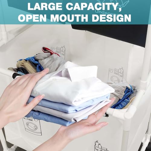 HASTHIP® Laundry Hamper, Laundry Basket with 4 Removable