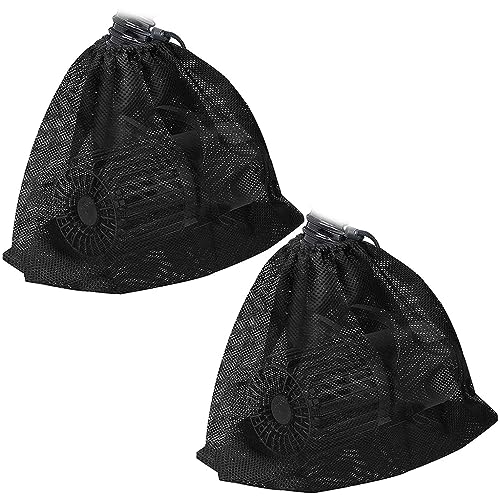 HASTHIP® Large Pond Pump Filter Bag 2-Pack, 31x41cm Nylon Mesh Barrier Bags with Drawstring for Fish Tanks, Prevents Clogging - Durable & Easy Maintenance, Universal Fit for Sump Pumps