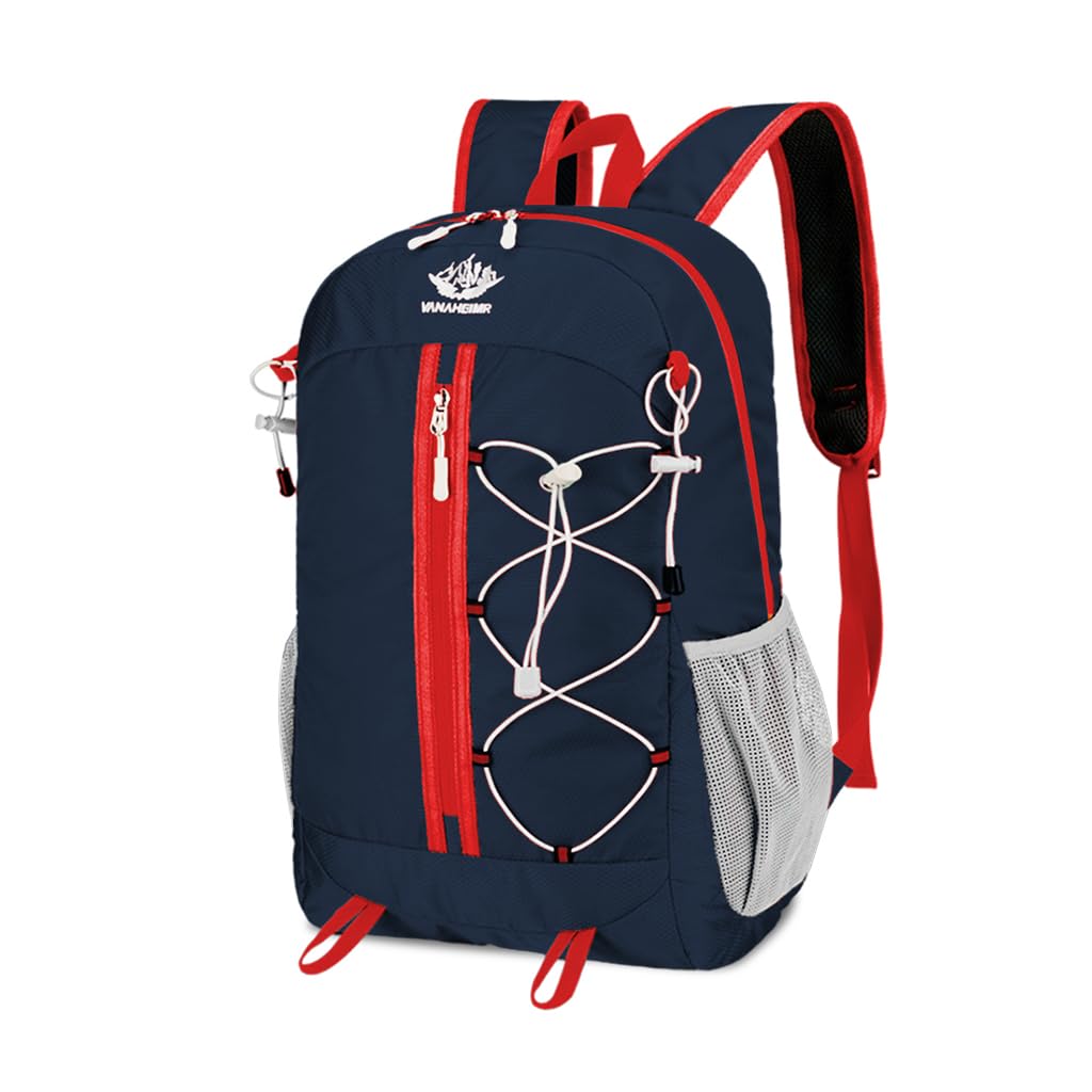 GUSTAVE Hiking Backpack for Travel with 25L Capacity featuring Foldable Waterproof Design