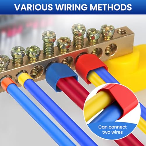 Serplex® 4800PCS Wire Ferrules Terminals Kit 900PCS Single Terminal Connectors 300PCS Double Wire Insulated Non-insulated Ferrules for Electricity Industrial