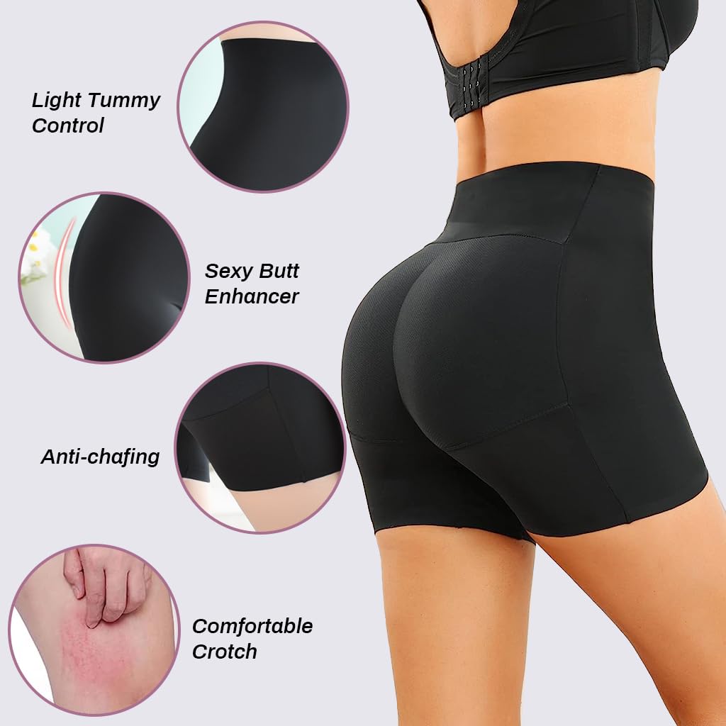PALAY Womens Padded Underwear for Butt Lifting with 3D Hip Enhancement Pads | 3PCS Set