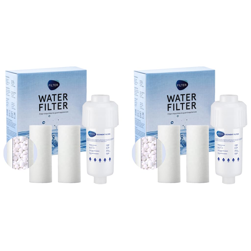 Serplex Washing Machine Water Filter Cartridge for Kitchen and Bathroom | 2PCS Multi Layer Filtration System
