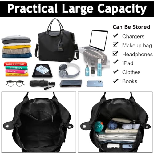 PALAY Luggage Bags for Travel Duffles Handbag Lightweight Waterproof Shoulder Handbag with Shoulder Strap Travel Bags for Luggage