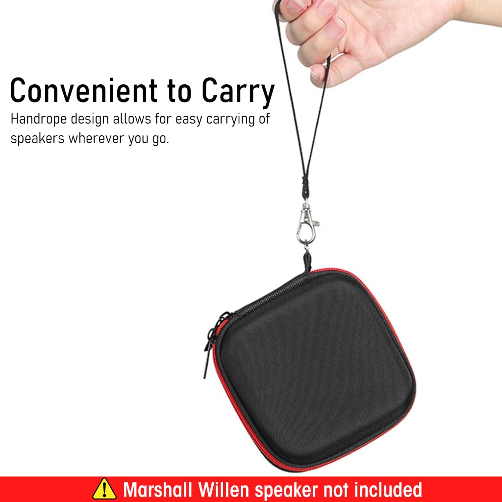 ZEITEL Carrying Case for Marshall Willen Speaker with Hand Strap and Anti Scratch EVA | 3PCS Set